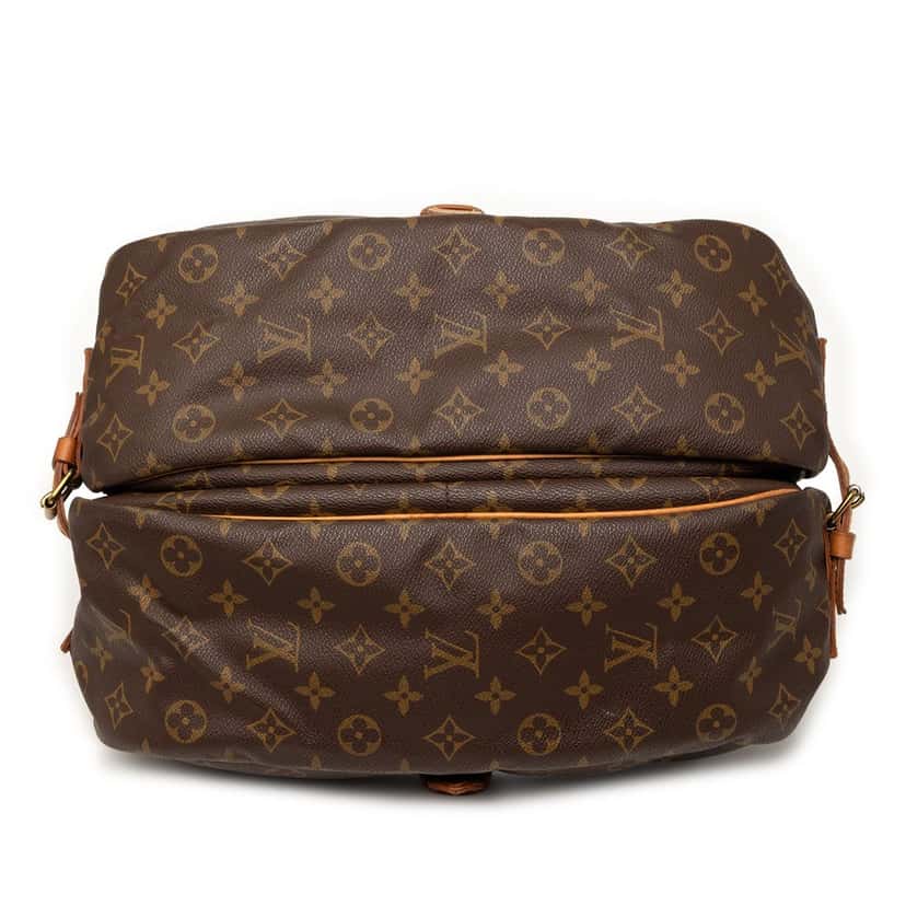 Louis Vuitton Monogram Saumur 35 Brown Good condition - Inside View