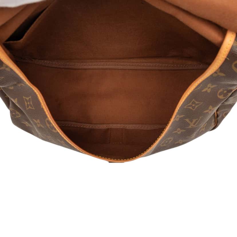 Louis Vuitton Monogram Saumur 35 Brown Good condition - Model View