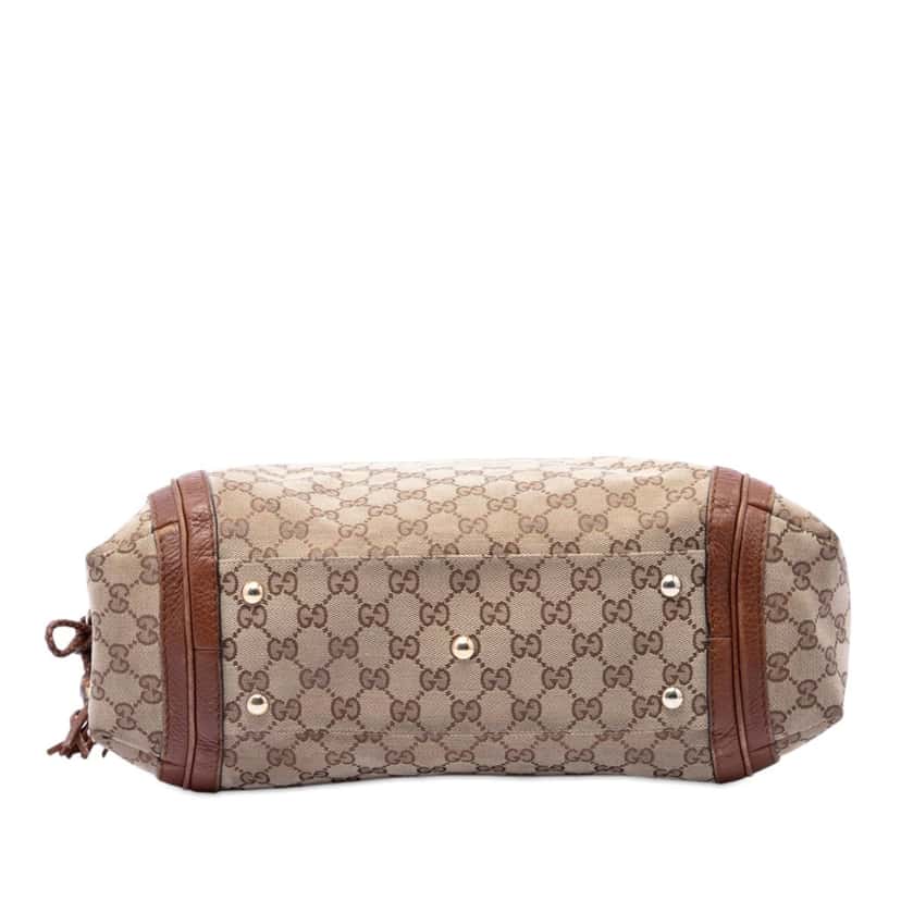 Gucci Medium GG Canvas Bella Shoulder Bag Beige Very good condition - Inside View