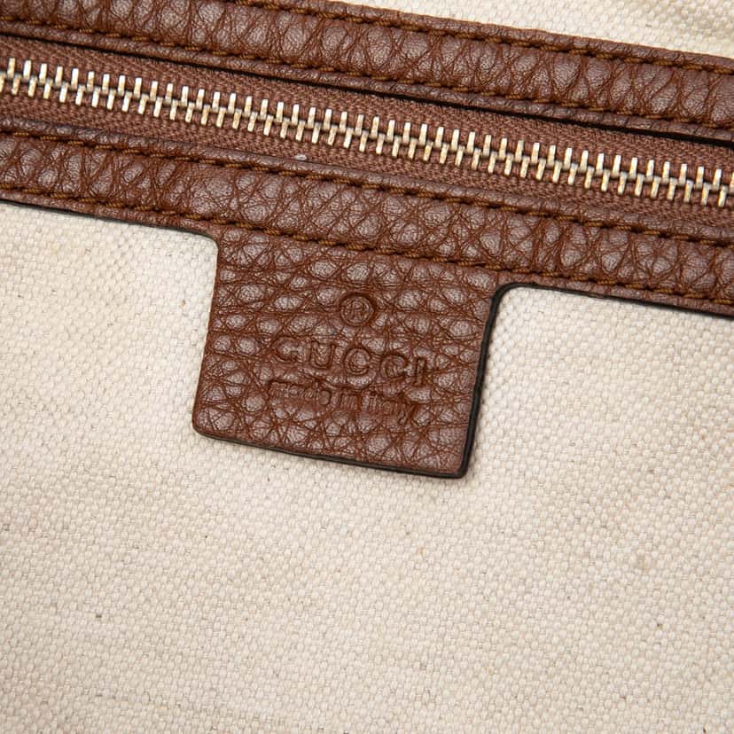 Gucci Medium GG Canvas Bella Shoulder Bag Beige Very good condition - Box View
