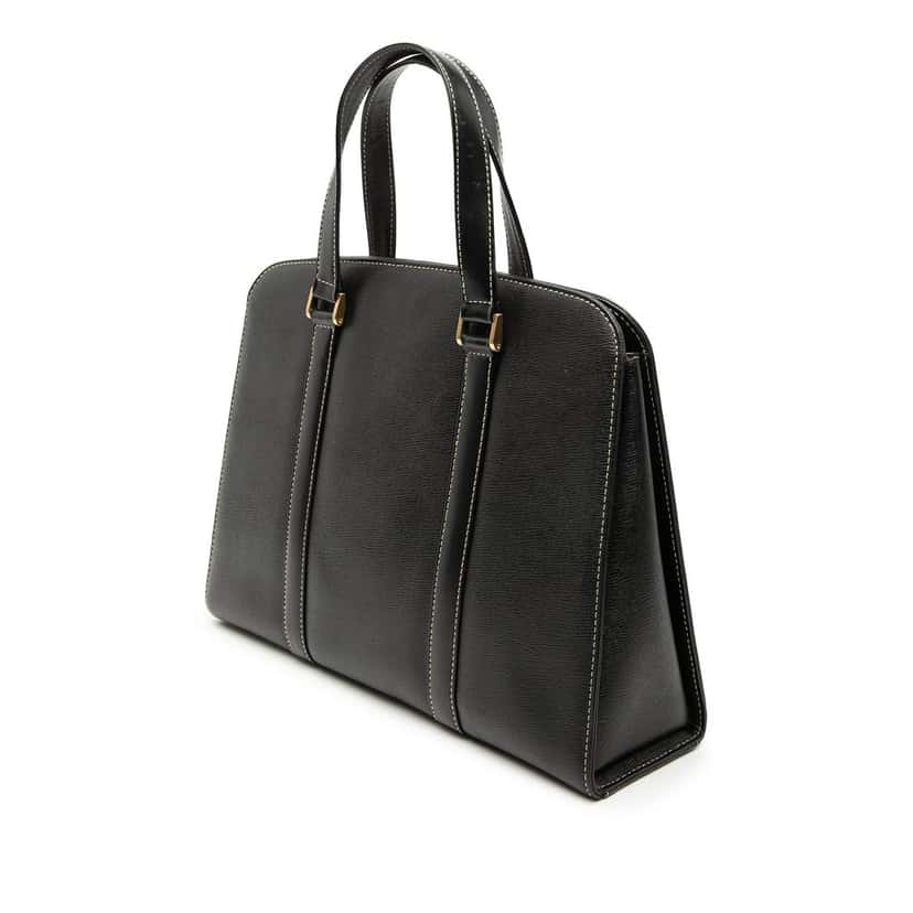 Burberry Leather Tote Black Leather Very good condition - Back View