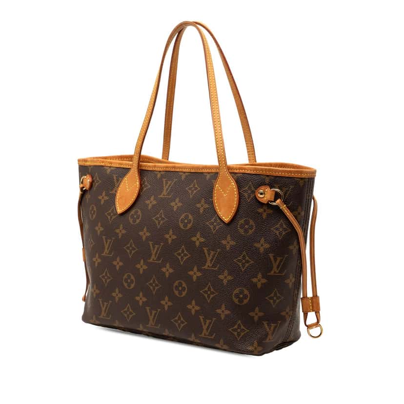 Louis Vuitton Monogram Neverfull PM Brown Very good condition - Back View
