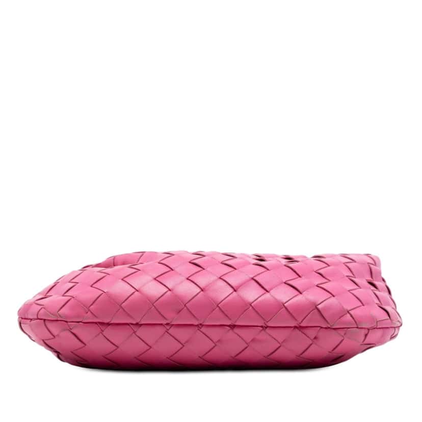 Bottega Veneta Mini Nappa Intrecciato Jodie Pink Leather Very good condition - Inside View