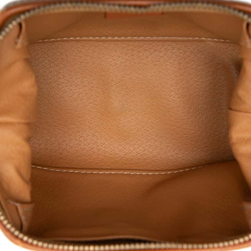 Celine Macadam Coated Canvas Pouch Brown Very good condition - Model View