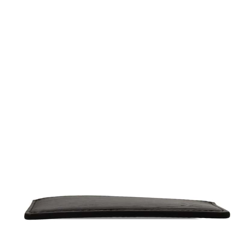 Louis Vuitton Epi Card Holder Black Leather Very good condition - Inside View