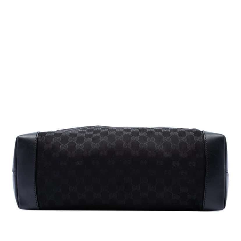 Gucci GG Canvas Web Tote Black Very good condition - Inside View