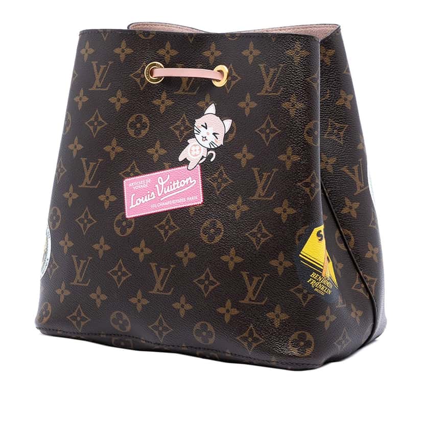 Louis Vuitton Monogram My LV World Tour Neonoe Brown Very good condition - Back View