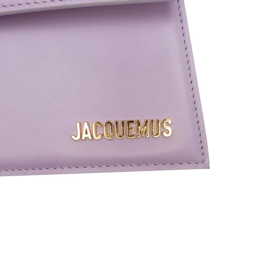 Jacquemus Smooth Calfskin Le Grand Chiquito Purple Leather Very good condition - Box View