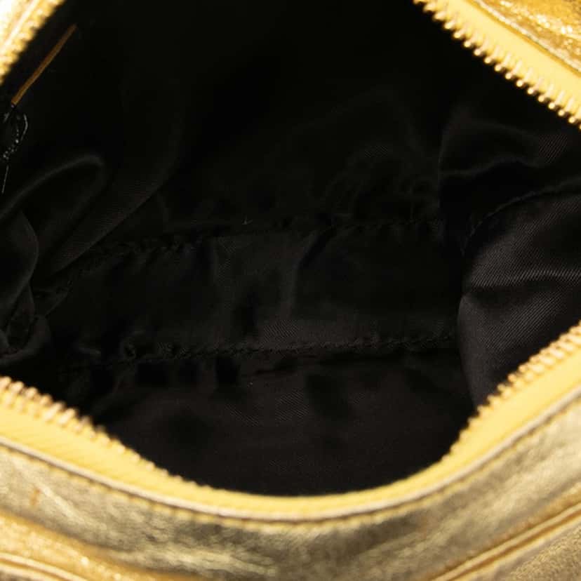 Loewe Nappa Flamenco Tassel Crossbody Gold Leather Very good condition - Model View