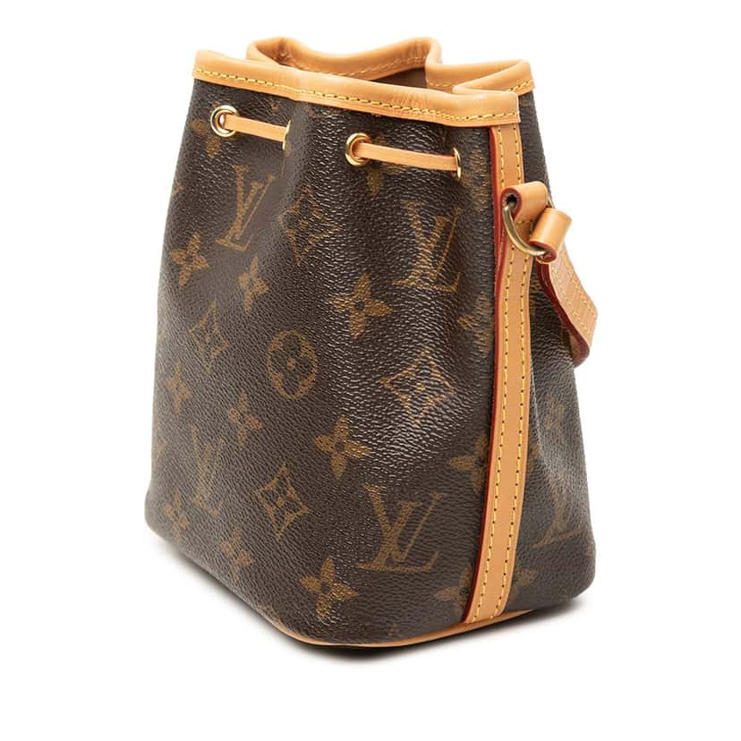 Louis Vuitton Monogram Nano Noe Brown Very good condition - Back View