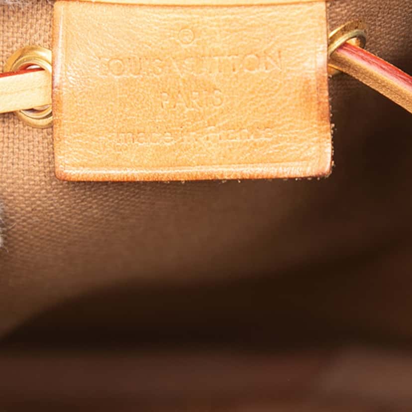 Louis Vuitton Monogram Nano Noe Brown Very good condition - Box View