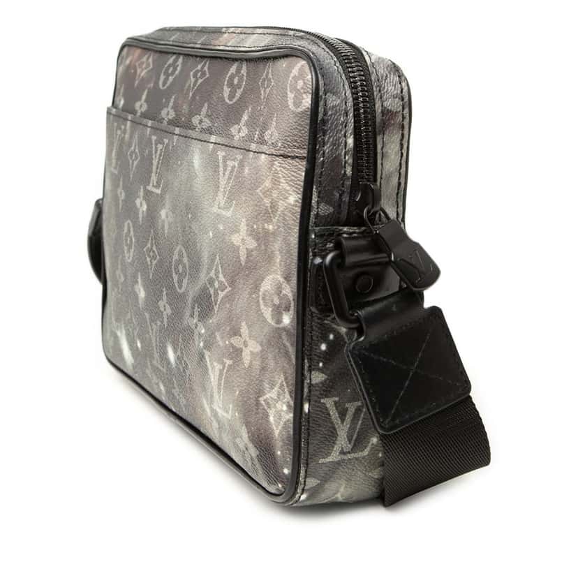 Louis Vuitton Monogram Galaxy Alpha Messenger Bag Black Very good condition - Back View