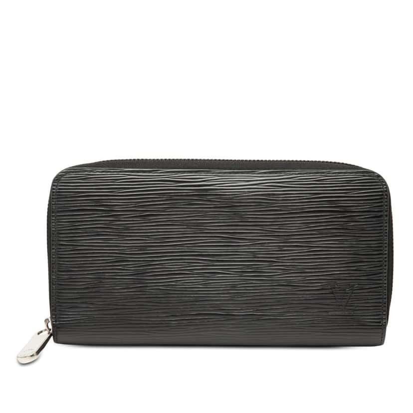 Louis Vuitton Epi Zippy Long Wallet Black Leather Very good condition - Front View