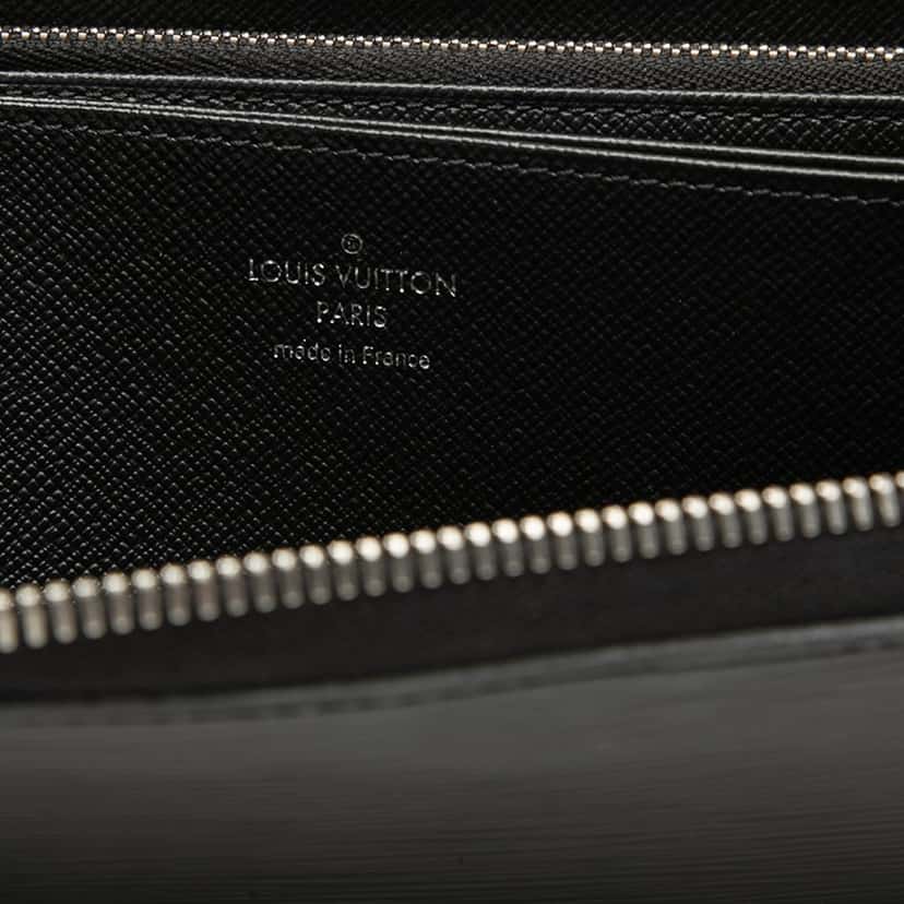 Louis Vuitton Epi Zippy Long Wallet Black Leather Very good condition - Box View