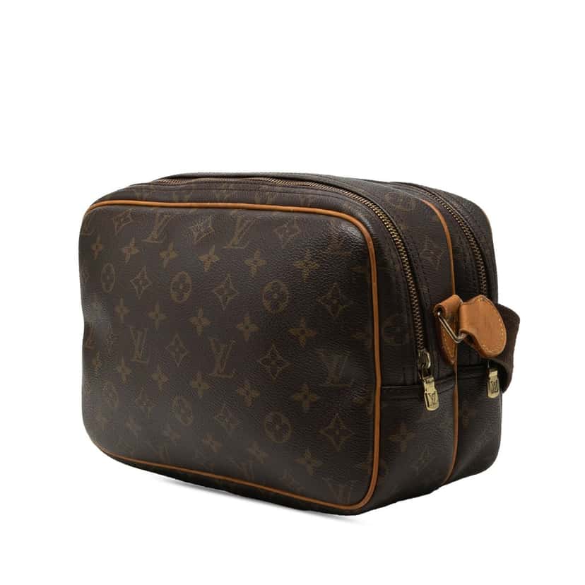 Louis Vuitton Monogram Reporter PM Brown Good condition - Back View
