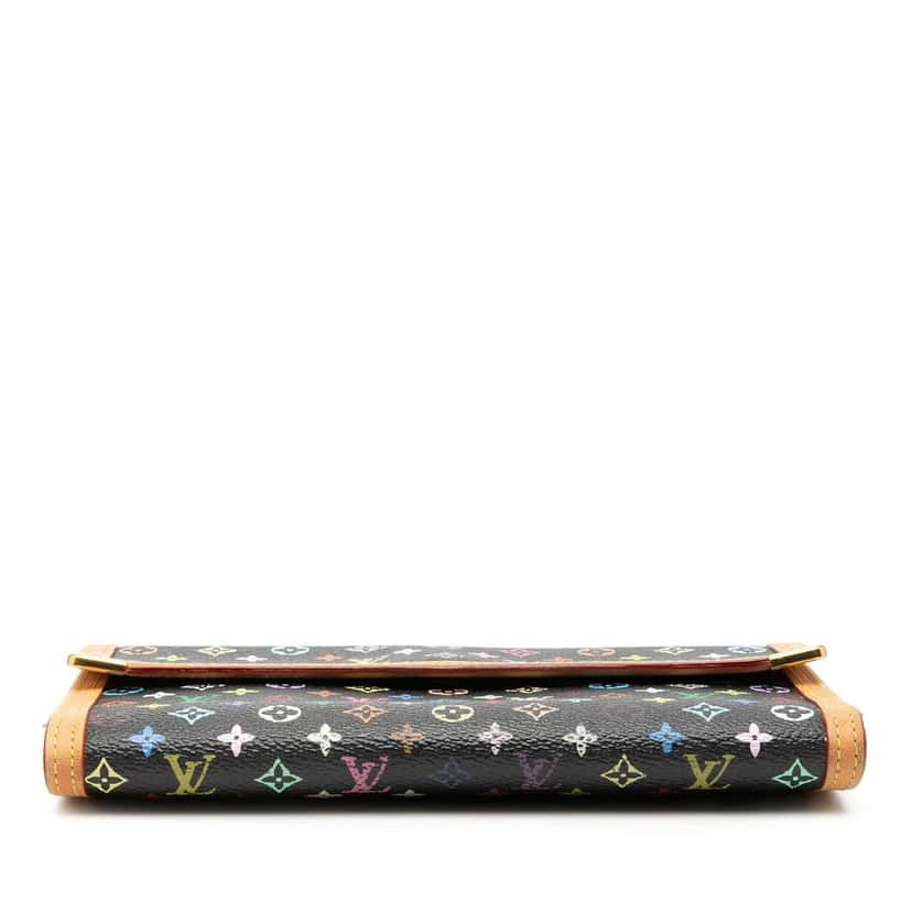 Louis Vuitton Monogram Multicolor Porte Tresor International Wallet Black Very good condition - Inside View