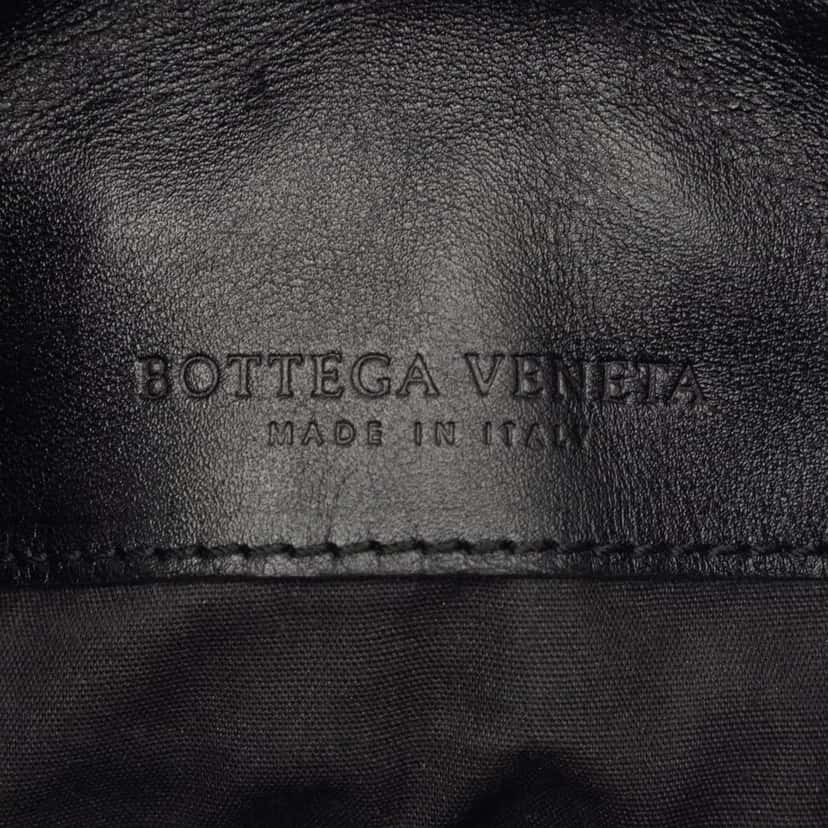 Bottega Veneta Intrecciato Trimmed Nappa Crossbody Black Leather Very good condition - Box View