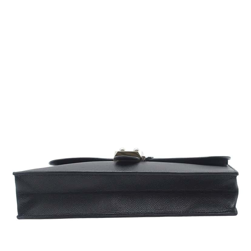 Hermès Swift Sac A Depeches 27 Black Leather Very good condition - Inside View