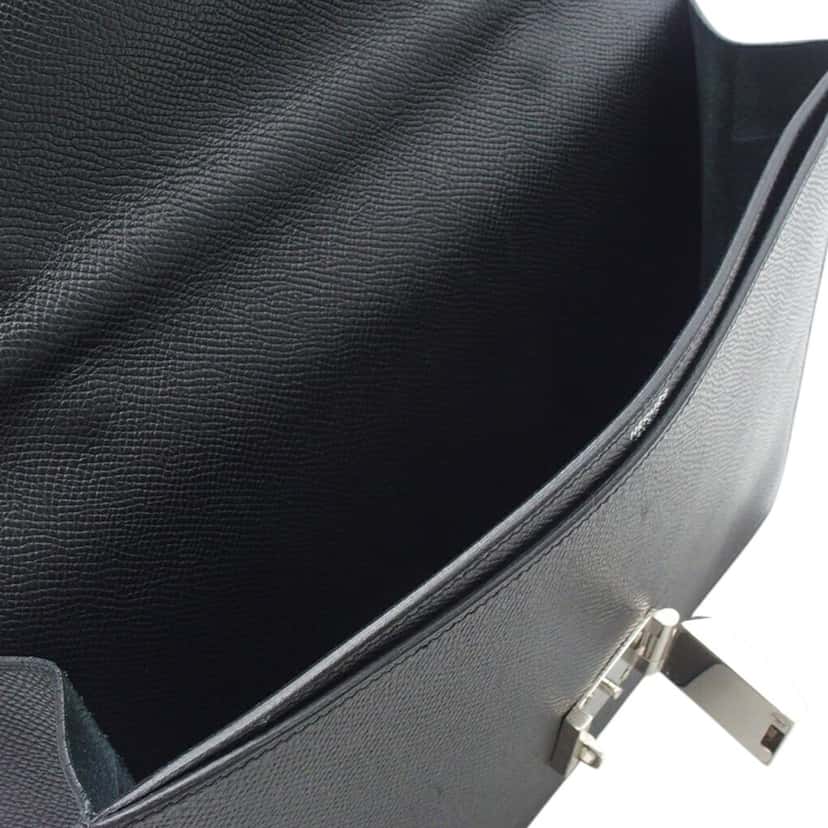 Hermès Swift Sac A Depeches 27 Black Leather Very good condition - Model View