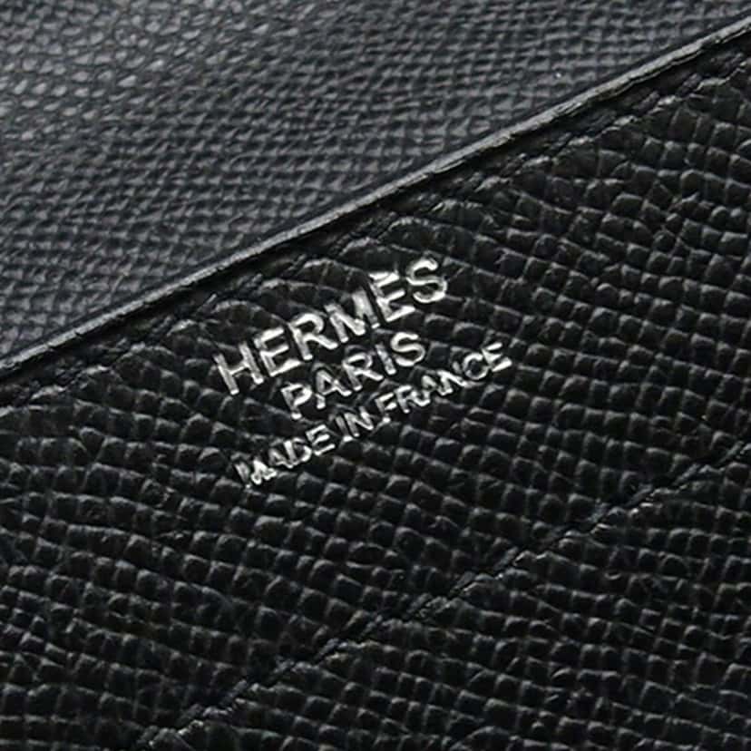 Hermès Swift Sac A Depeches 27 Black Leather Very good condition - Box View