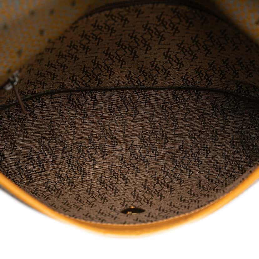 Saint Laurent PVC Flap Crossbody Brown Plastic Very good condition - Box View