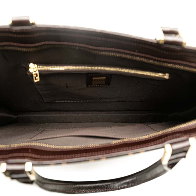 Fendi Zucca Canvas Tote Bag Brown Very good condition - Model View