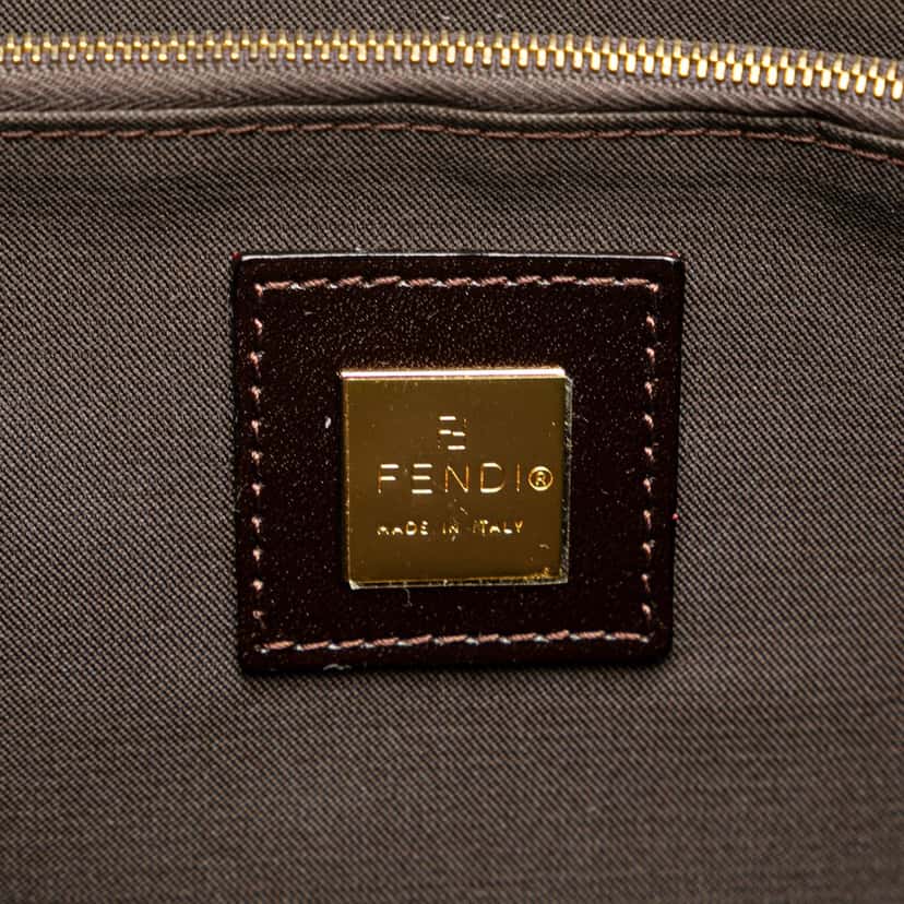 Fendi Zucca Canvas Tote Bag Brown Very good condition - Box View