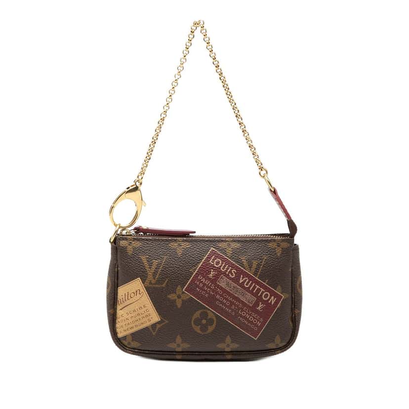 Louis Vuitton Monogram Trunks & Bags Mini Pochette Accessoires Brown Very good condition - Front View