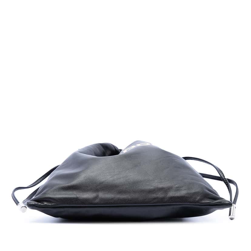 Fendi Leather Pack Pouch Bag Black Leather Very good condition - Inside View