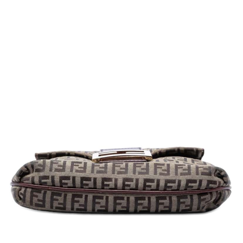 Fendi Zucchino Canvas Crossbody Beige Very good condition - Inside View