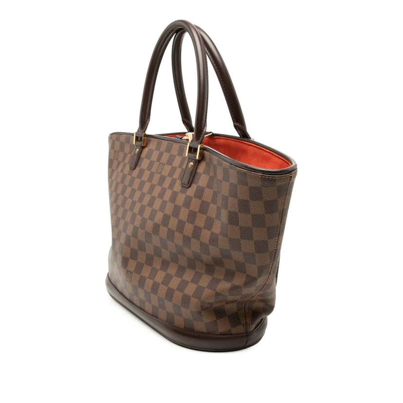 Louis Vuitton Damier Ebene Manosque GM Brown Very good condition - Back View