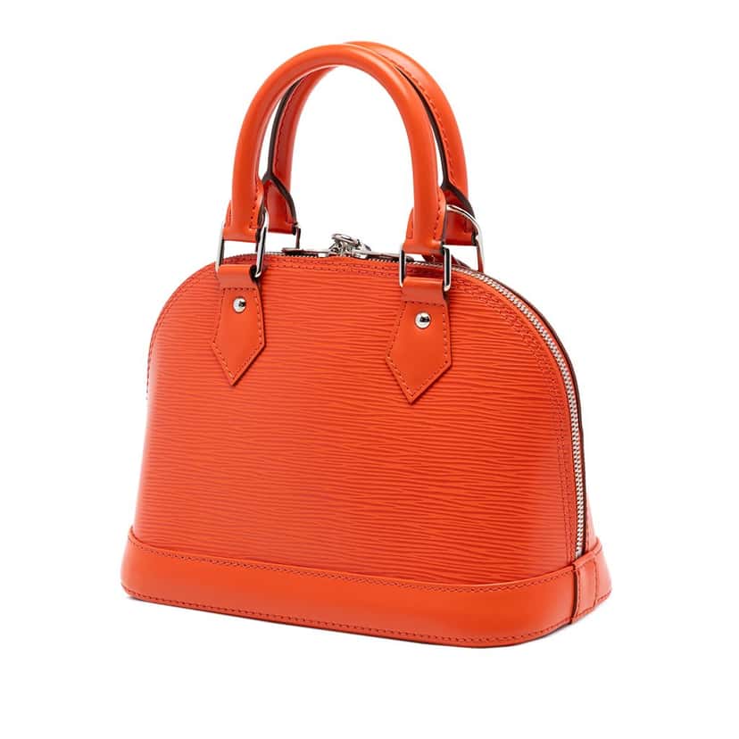 Louis Vuitton Epi Alma BB Orange Leather Very good condition - Back View