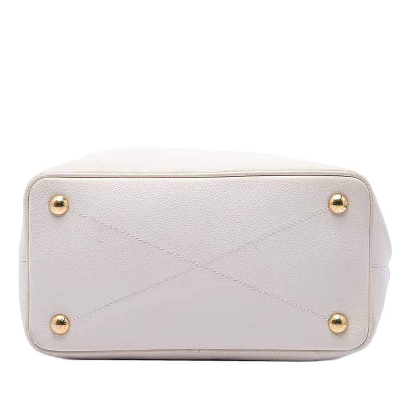 Louis Vuitton Monogram Empreinte Citadine PM White Leather Very good condition - Inside View