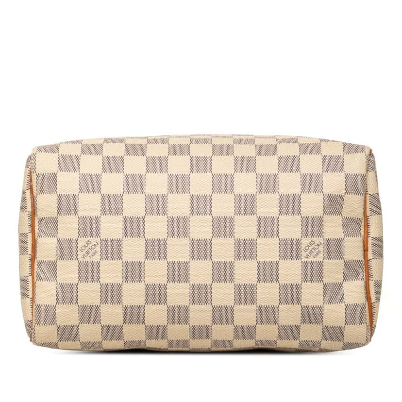 Louis Vuitton Damier Azur Speedy 25 White Very good condition - Inside View