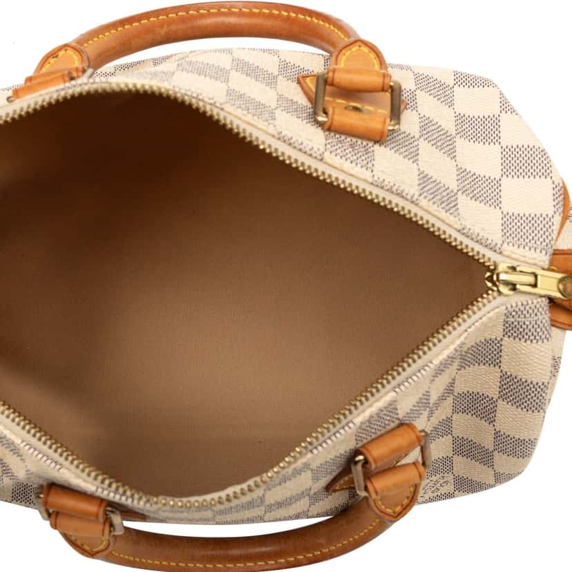 Louis Vuitton Damier Azur Speedy 25 White Very good condition - Model View