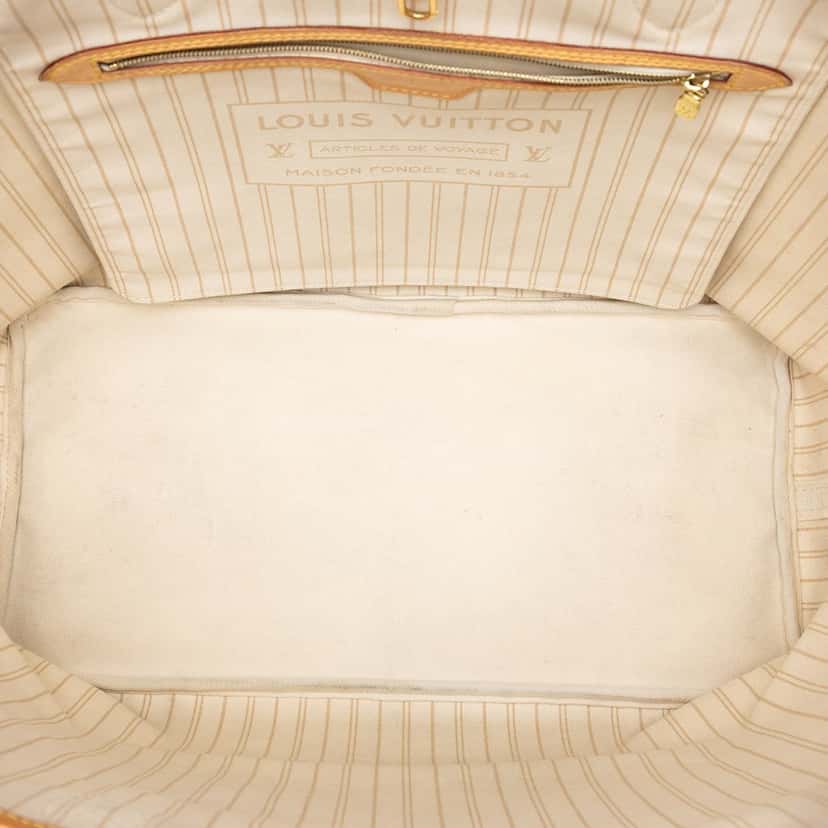 Louis Vuitton Damier Azur Neverfull GM White Very good condition - Model View