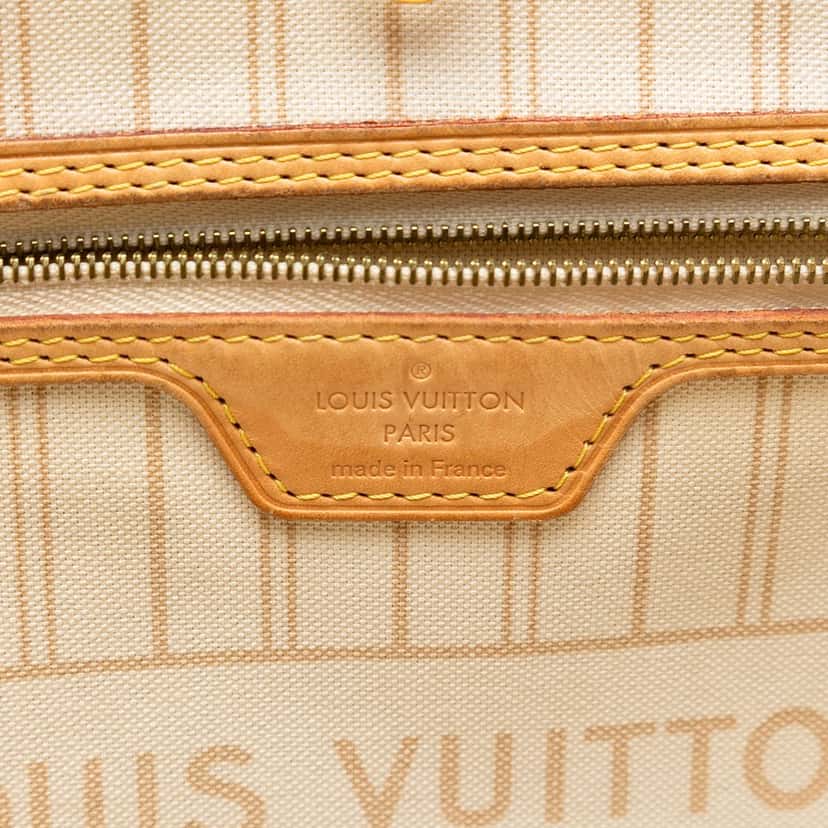 Louis Vuitton Damier Azur Neverfull GM White Very good condition - Box View