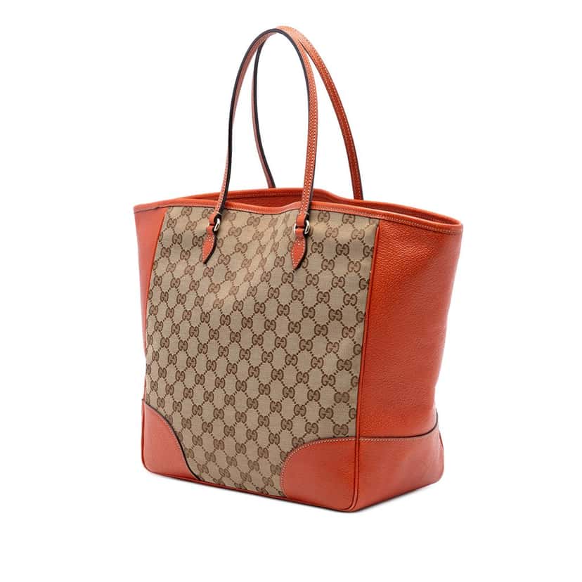 Gucci GG Canvas Bree Tote Beige Very good condition - Back View