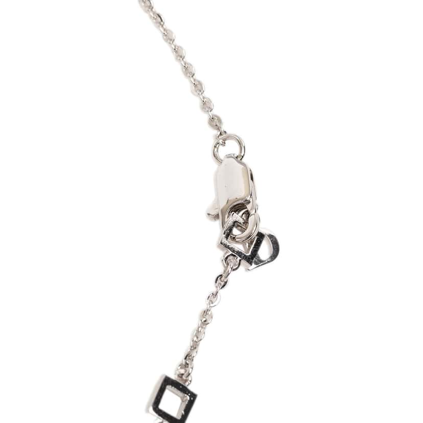 Dior Brass I Love Dior Pendant Necklace Silver Metal Very good condition - Box View