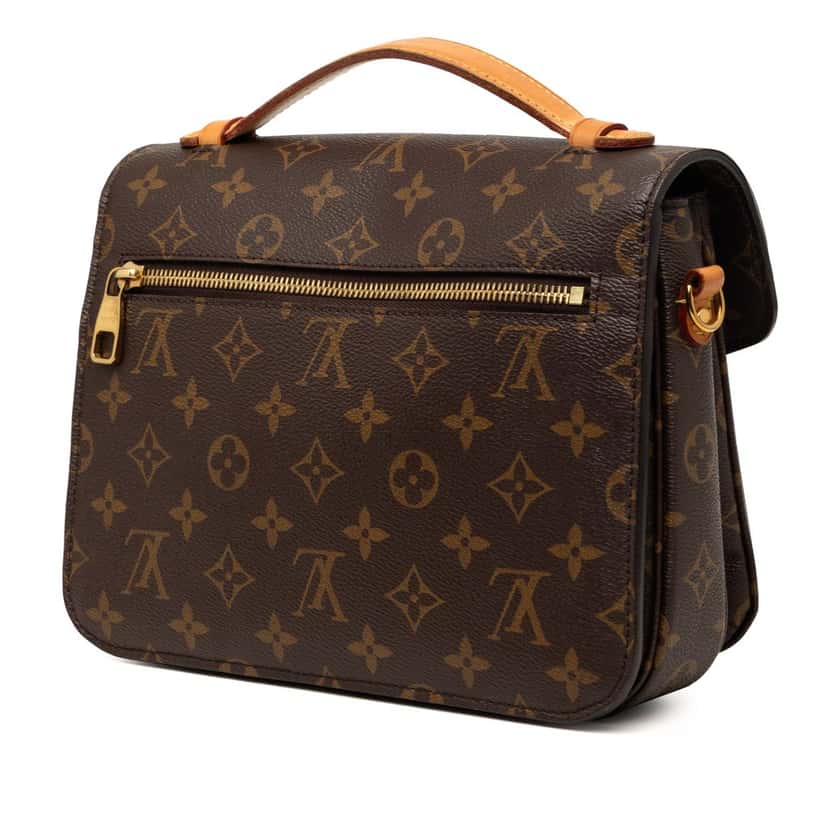 Louis Vuitton Monogram Pochette Metis Brown Very good condition - Back View
