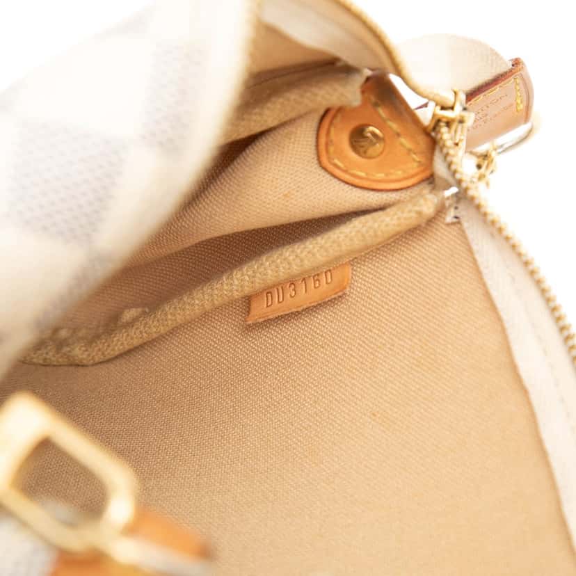 Louis Vuitton Damier Azur Eva White Very good condition - Box View