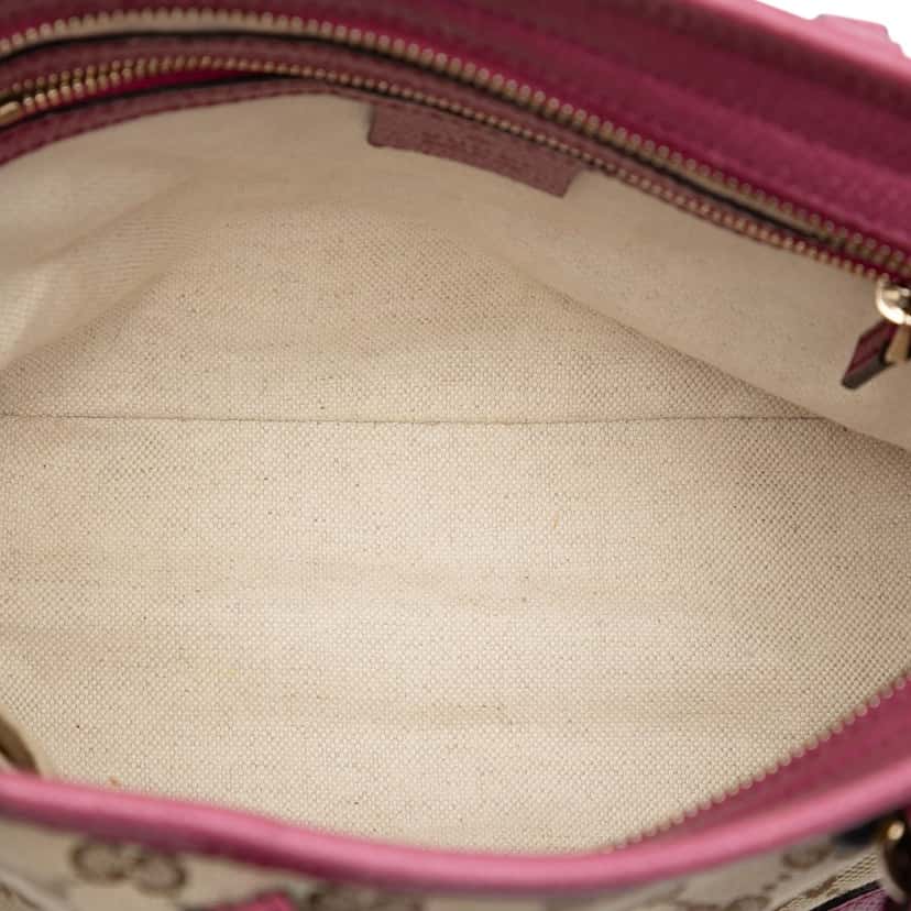 Gucci Small GG Canvas Bree Satchel Beige Very good condition - Model View