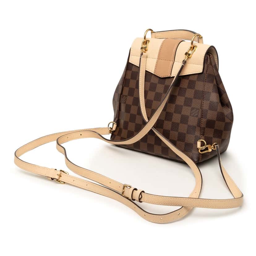 Louis Vuitton Damier Ebene Clapton Brown Very good condition - Back View