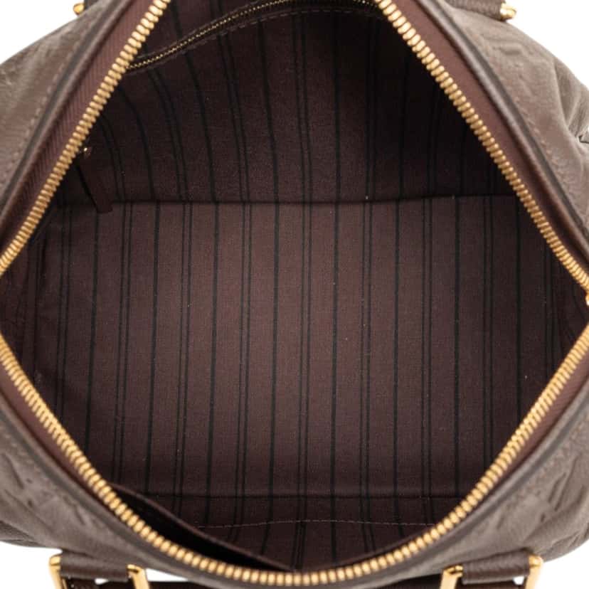 Louis Vuitton Monogram Empreinte Speedy Bandouliere 25 Brown Leather Very good condition - Model View