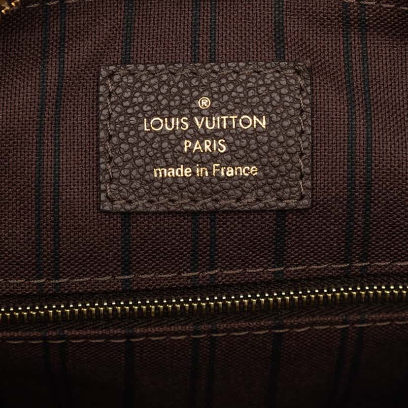 Louis Vuitton Monogram Empreinte Speedy Bandouliere 25 Brown Leather Very good condition - Box View