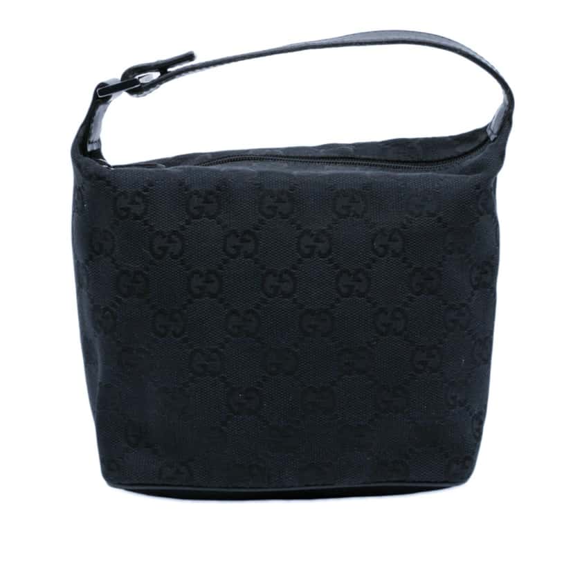 Gucci GG Canvas Handbag Blue Very good condition - Front View