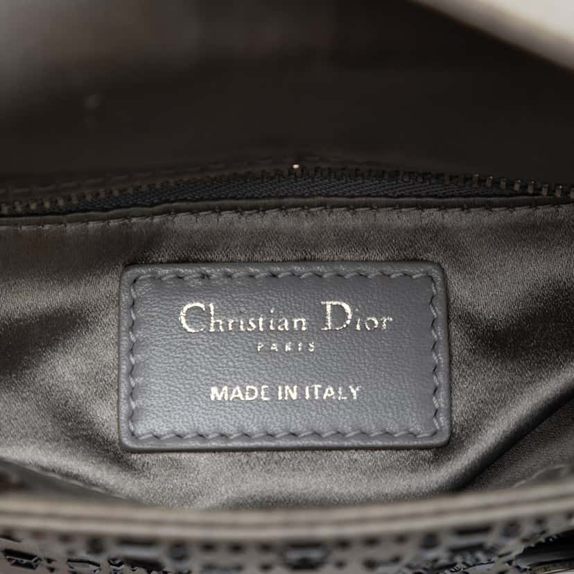 Dior Mini Satin Cannage Crystal Embellished Lady Dior Other Very good condition - Box View