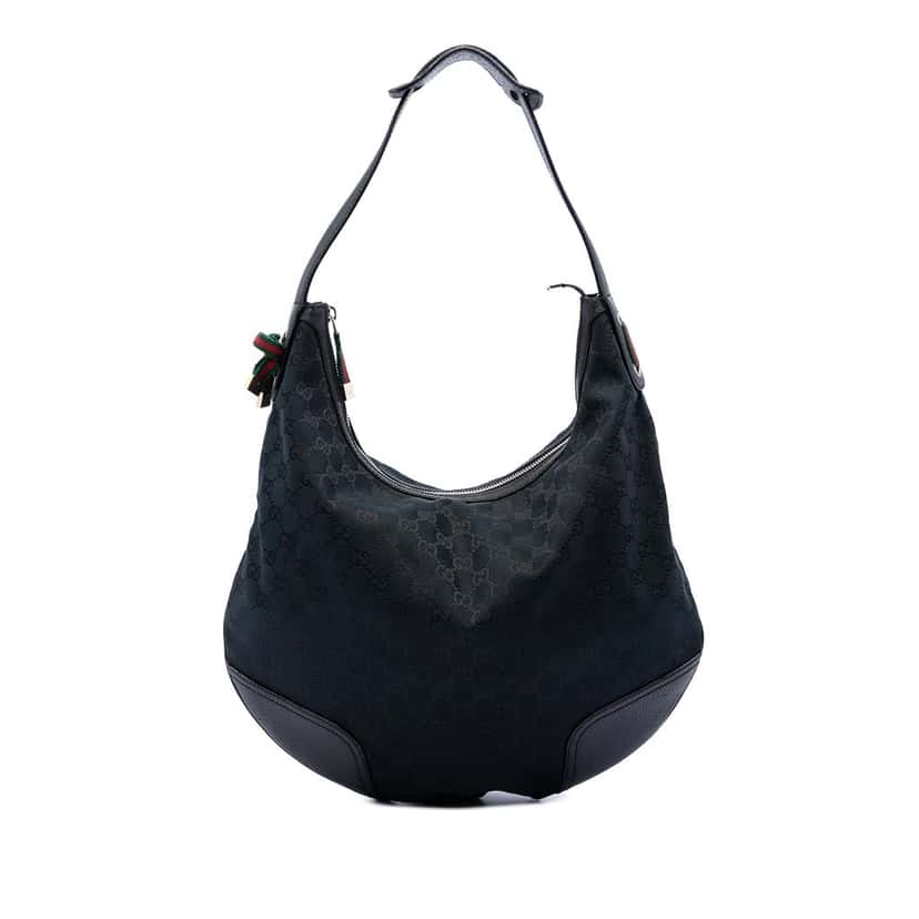 Gucci Large GG Canvas Princy Hobo Blue Very good condition - Front View