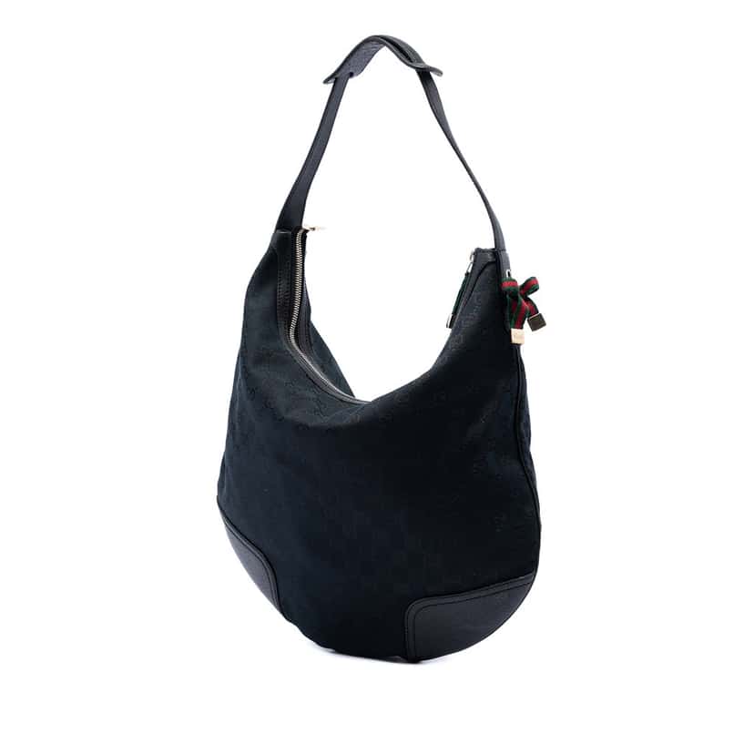 Gucci Large GG Canvas Princy Hobo Blue Very good condition - Back View