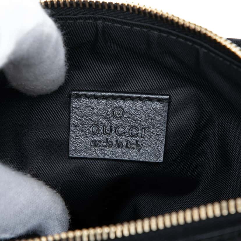 Gucci GG Canvas Web Handbag Blue Very good condition - Box View